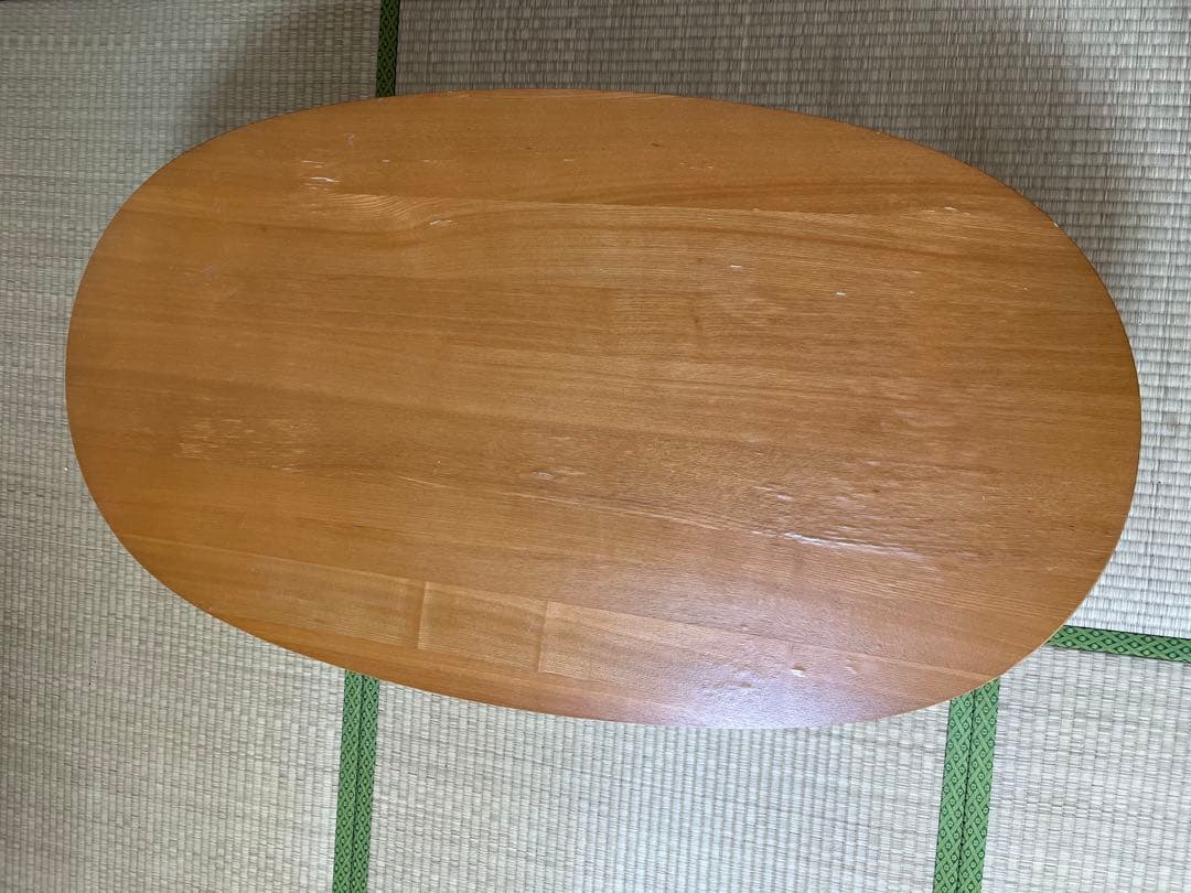 無印良品　楕円こたつテーブル　小　木製　MJ-KDFS1100/N