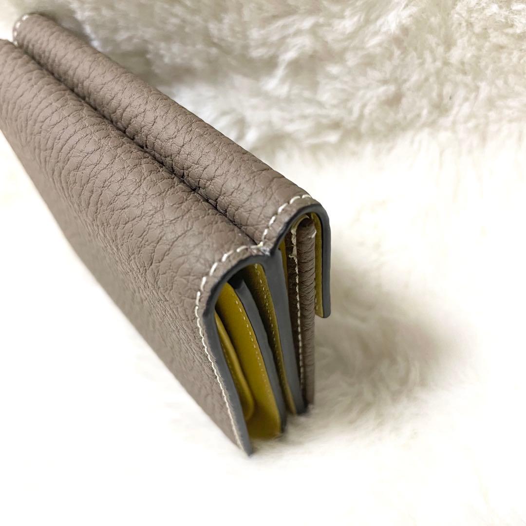 【未使用級✨】 ボナベンチュラ 三つ折り 財布 スモール ウォレット ベージュ