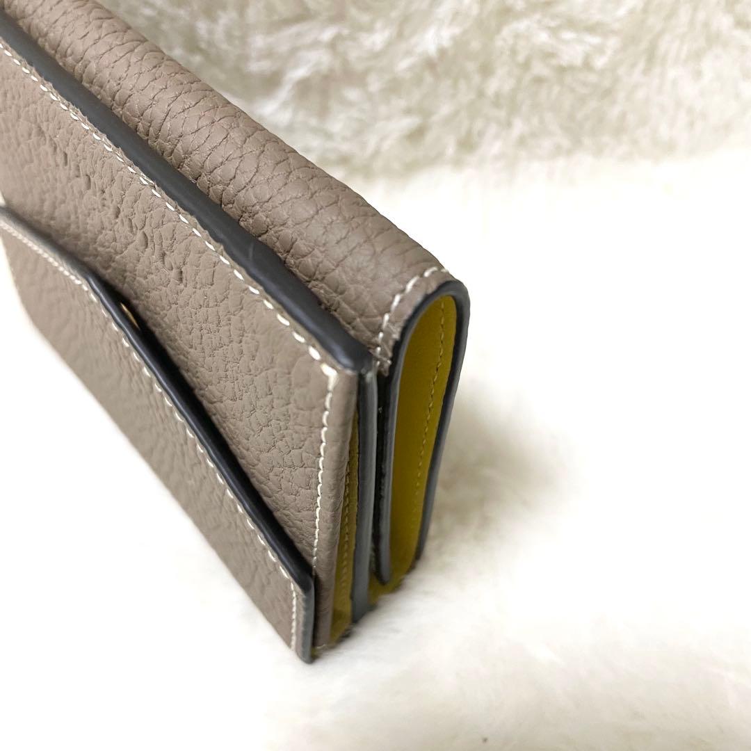 【未使用級✨】 ボナベンチュラ 三つ折り 財布 スモール ウォレット ベージュ