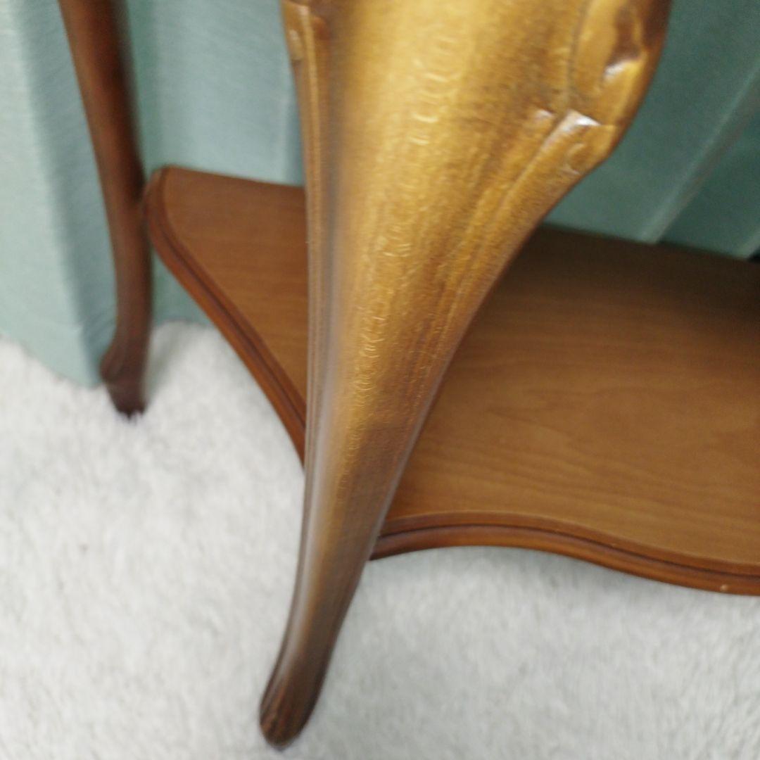 レトロ　イタリア製 猫脚　大理石 コンソール クラシック サイドテーブル