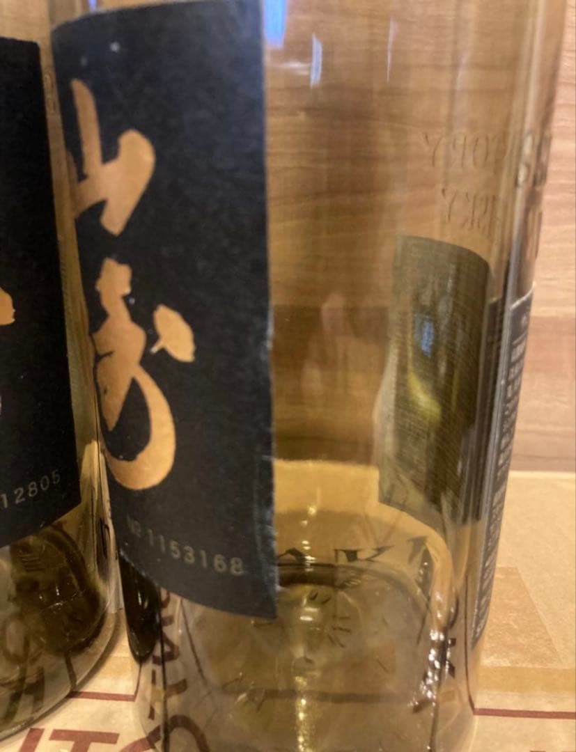 サントリー山崎18年　ラベルのきれいな空ボトル12本セット　空瓶　美品