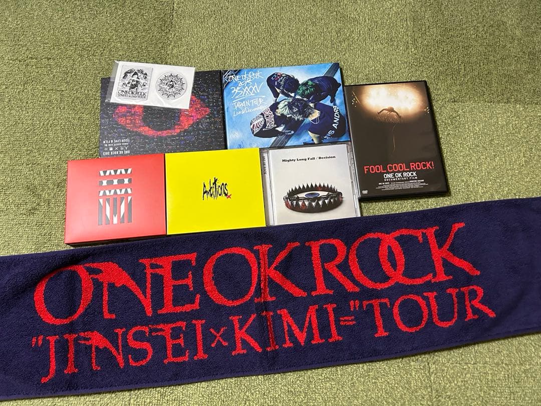 【値下げ】ワンオクONEOKROCK CD DVD タオルステッカー付まとめ売り