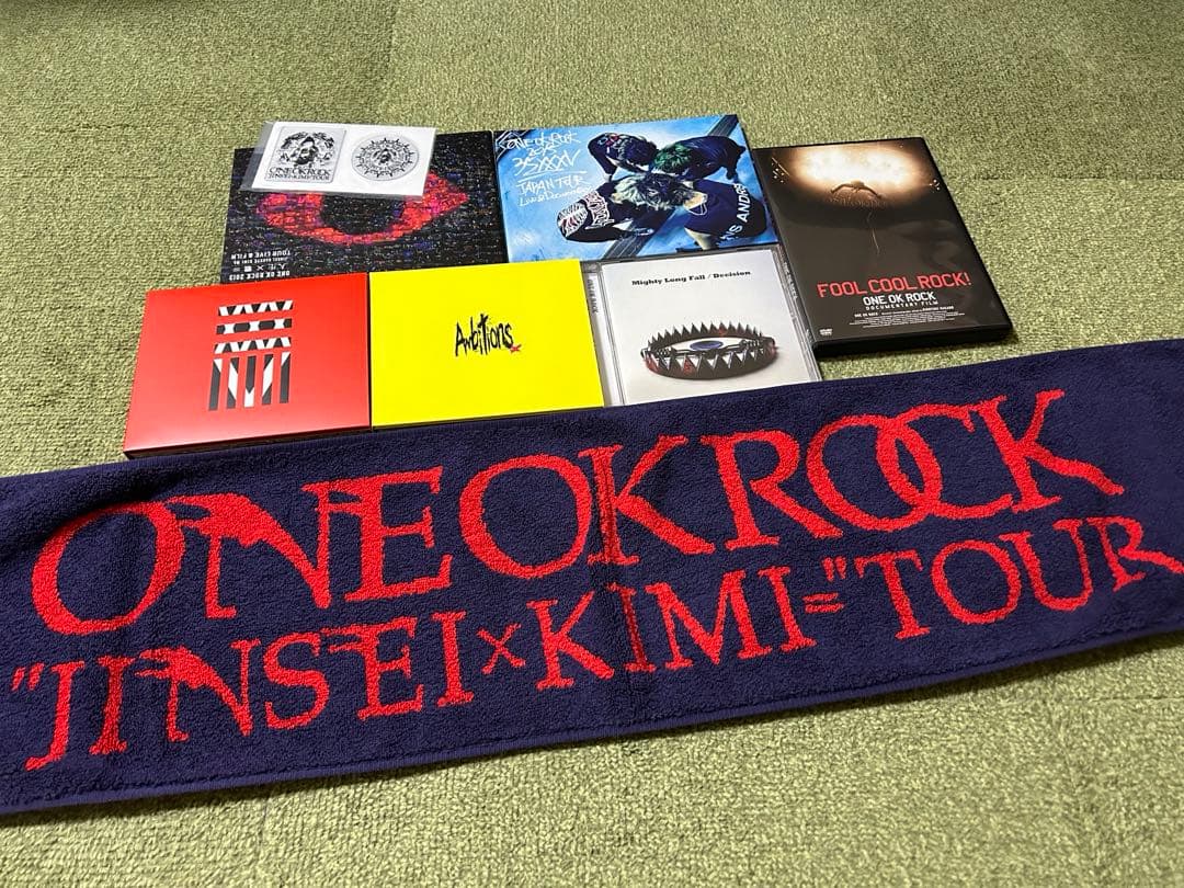 【値下げ】ワンオクONEOKROCK CD DVD タオルステッカー付まとめ売り
