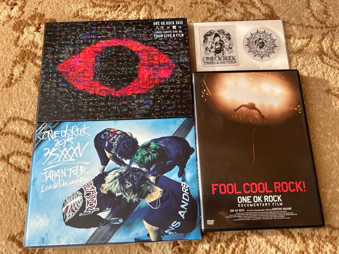 【値下げ】ワンオクONEOKROCK CD DVD タオルステッカー付まとめ売り