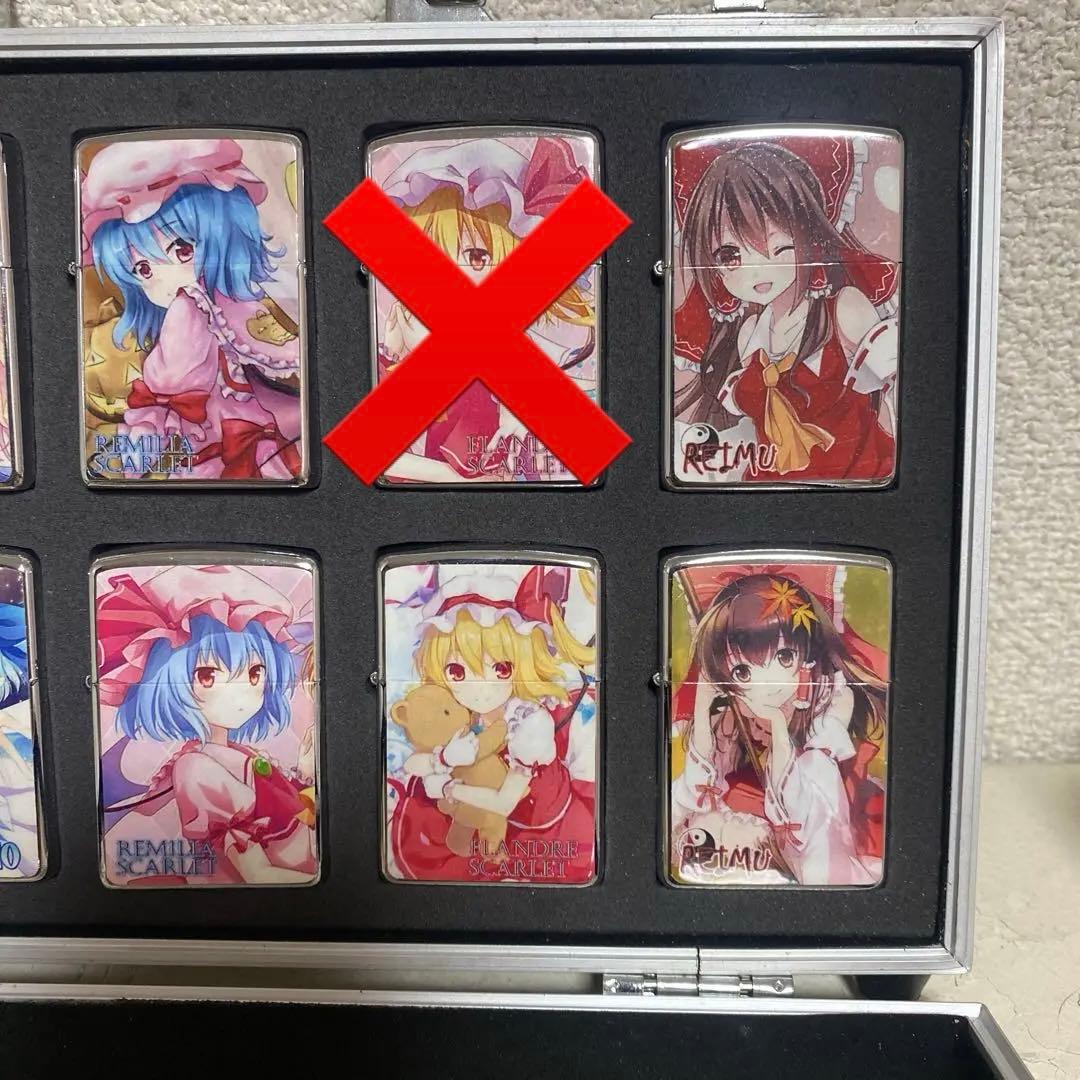 東方project 美少女　オイルライター　セット　zippo 風　TM