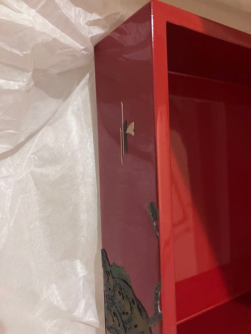 べんぼう沖縄　堆錦漆器重箱 3段