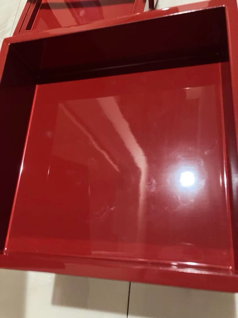 べんぼう沖縄　堆錦漆器重箱 3段