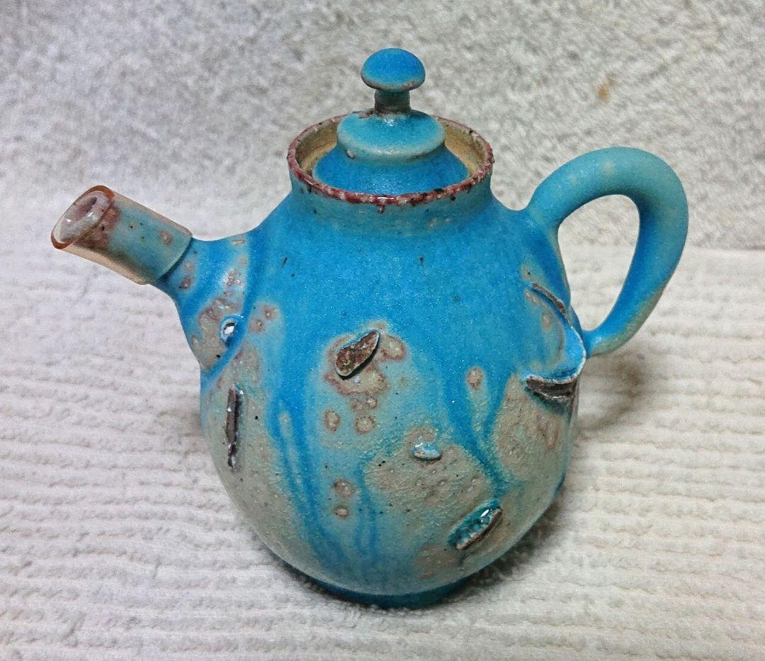 常滑山田想作急須 木箱付きA471