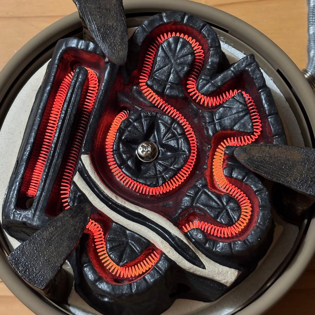 ★茶道具！元祖 野々田 炭型電熱器！100V 410W！動作確認済！紙箱付！★