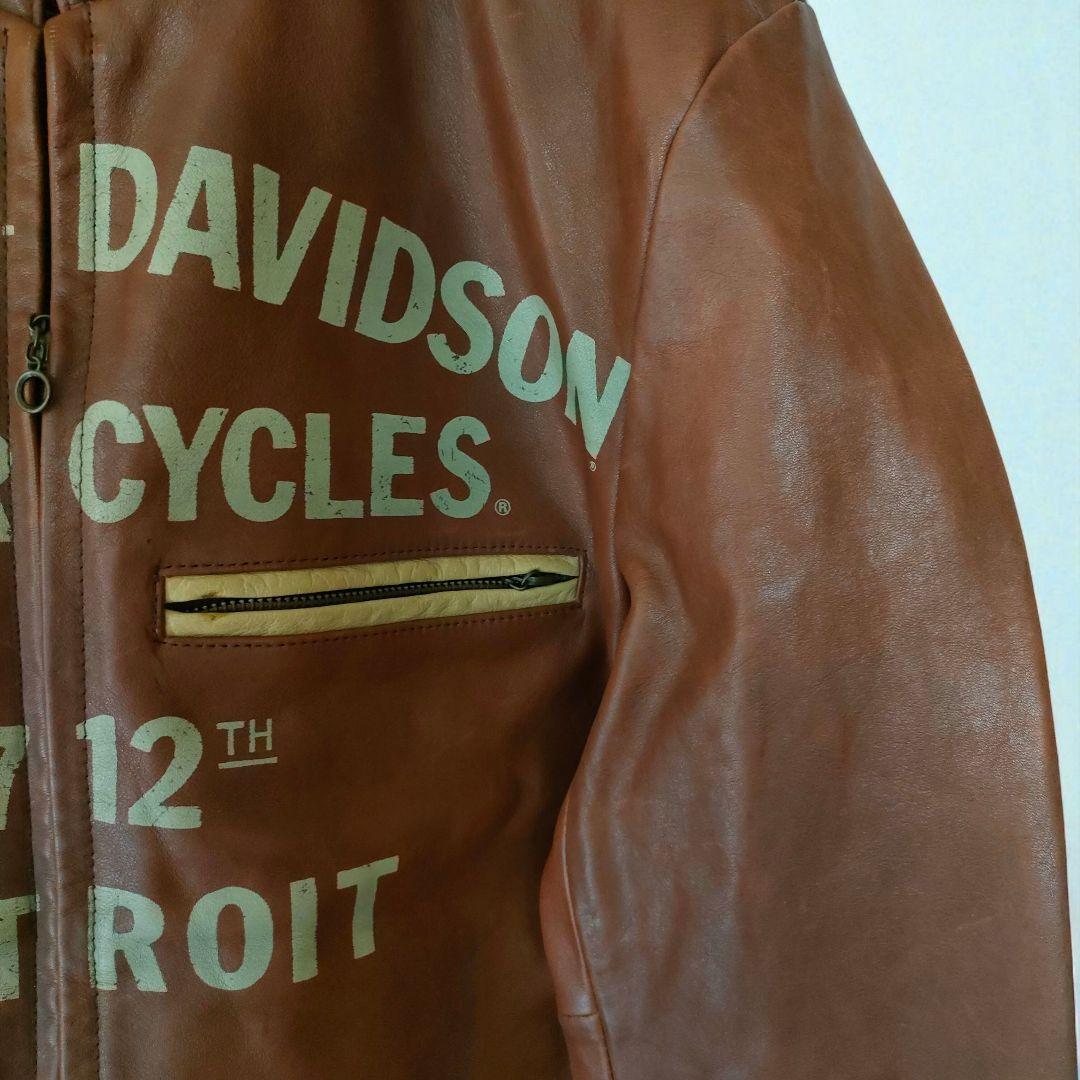 希少 ハーレーダビッドソン MOTOR CYCLESレザー ライダースジャケット