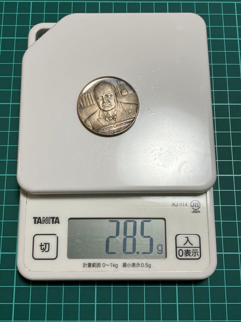 へ*ま様 チャーチル 純銀メダル SV925 28.5g 英国 Spink