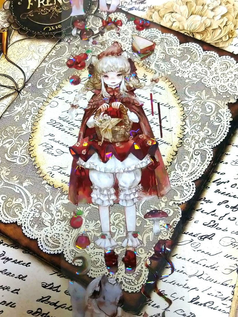 ✩再販✩J392＃童話梦境(贝壳光)切り売り海外人物マステ女の子