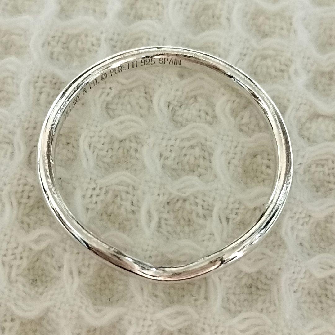 Tiffany &Co. エルサペレッティ カーブドバンド リング シルバー