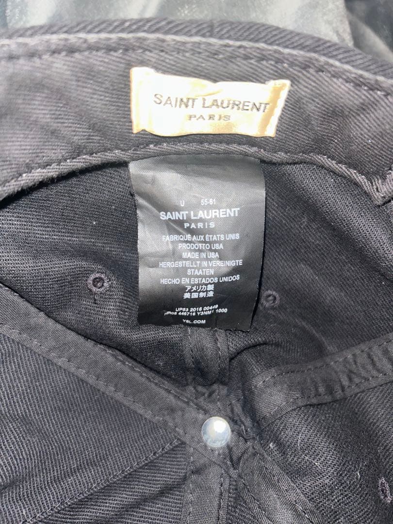 サンローランパリ　2016 エディ　キャップ