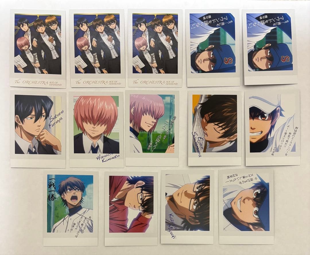 ダイヤのA チェキ風フォトカード 14枚セット