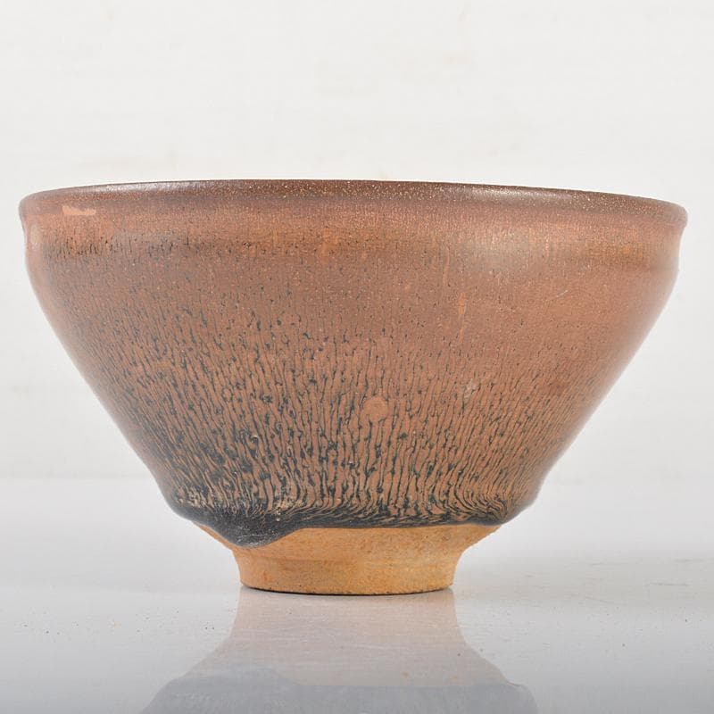 中国　南宋　建窯　兎毫盞　禾目天目茶碗　C　R6465E