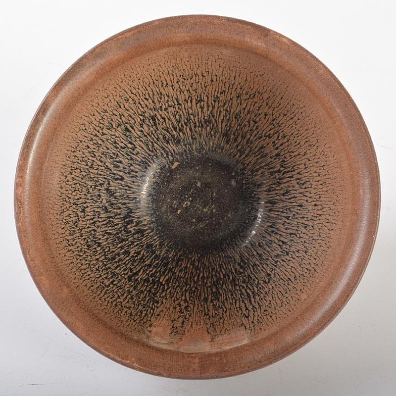 中国　南宋　建窯　兎毫盞　禾目天目茶碗　C　R6465E