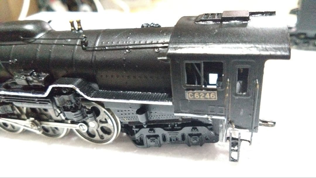 HOゲージ、 カツミ C62蒸気機関車、(モーター交換メンテナンス済)中古品