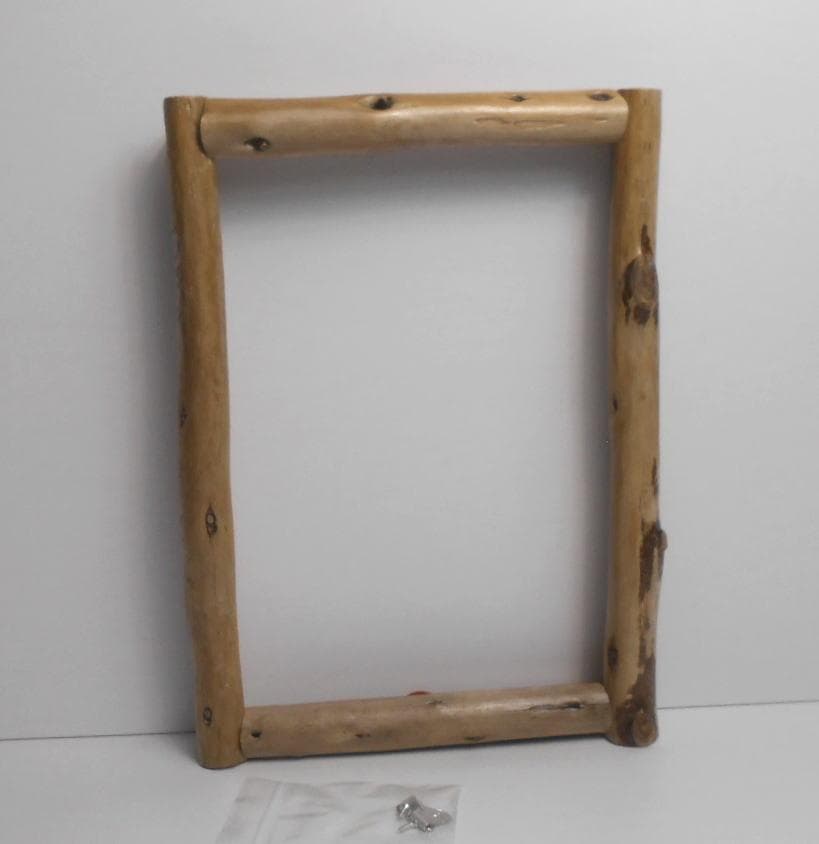 Cherrieページ：DIY手造り◆油絵SMサイズ用の流木での額縁フレーム