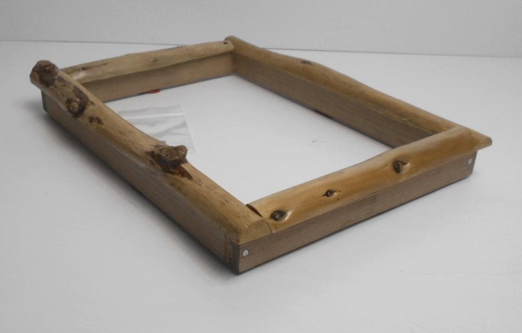 Cherrieページ：DIY手造り◆油絵SMサイズ用の流木での額縁フレーム