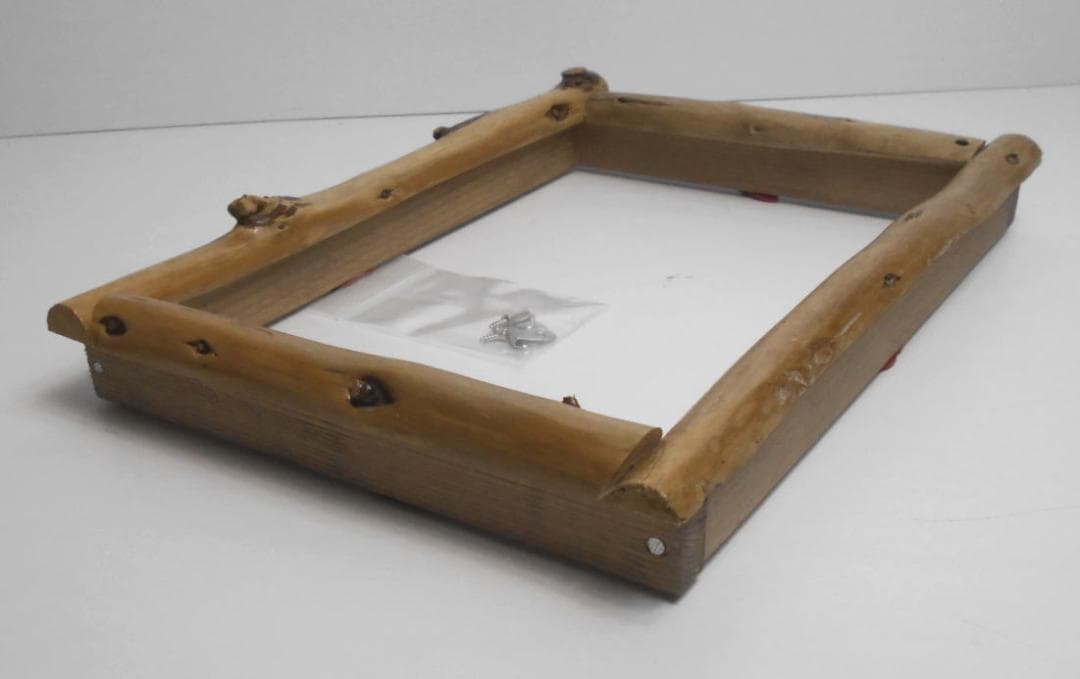 Cherrieページ：DIY手造り◆油絵SMサイズ用の流木での額縁フレーム