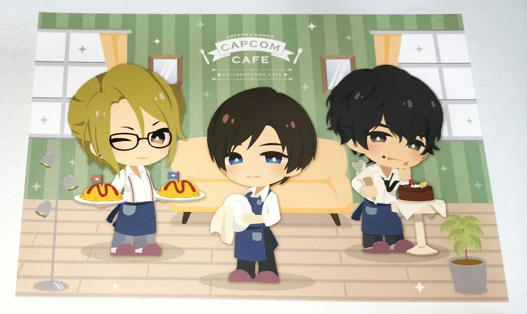 囚われのパルマ ハルト アオイ チアキ ポストカード その4 カプコンカフェ