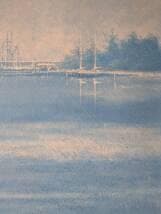 【真作】版画　アンリエット・ラモン　リトグラフ　エメラルドハーバー　X99