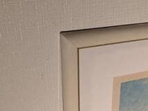 【真作】版画　アンリエット・ラモン　リトグラフ　エメラルドハーバー　X99