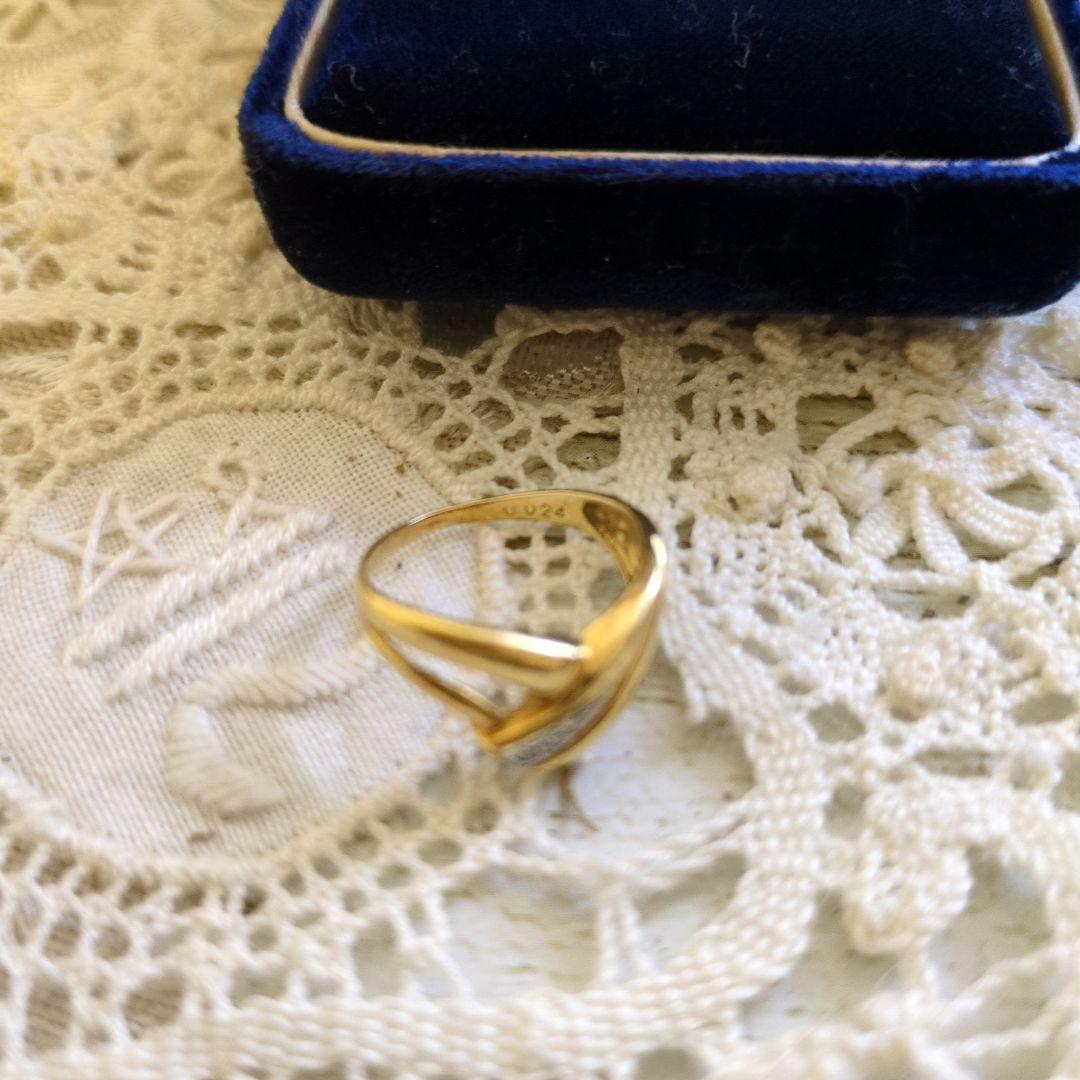 モ*ャ様 ヴィンテージ✾ゴールド ツイストデザイン リング
