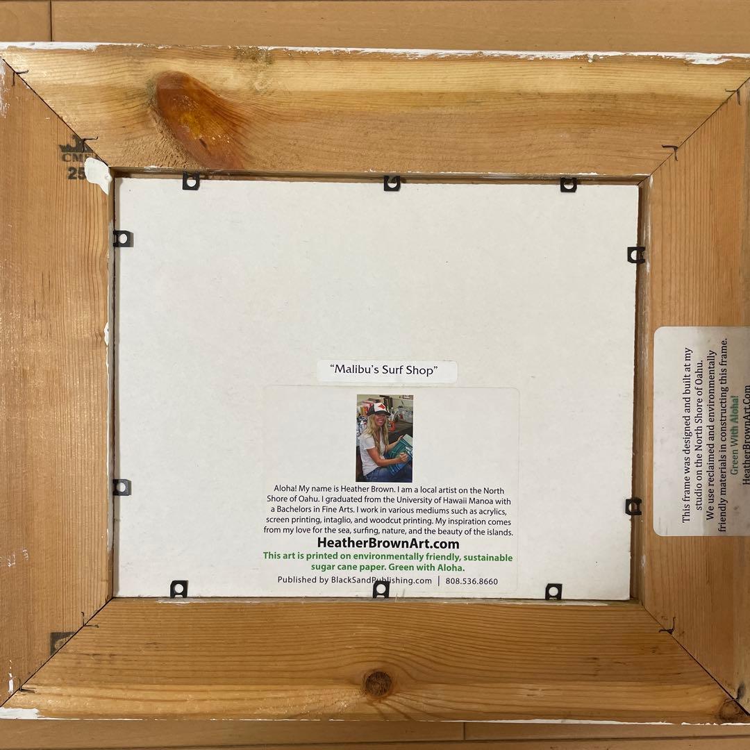 現地購入 ヘザーブラウン　絵画