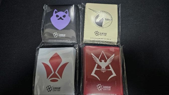 ガンダムカードゲーム スリーブ 4種類セット