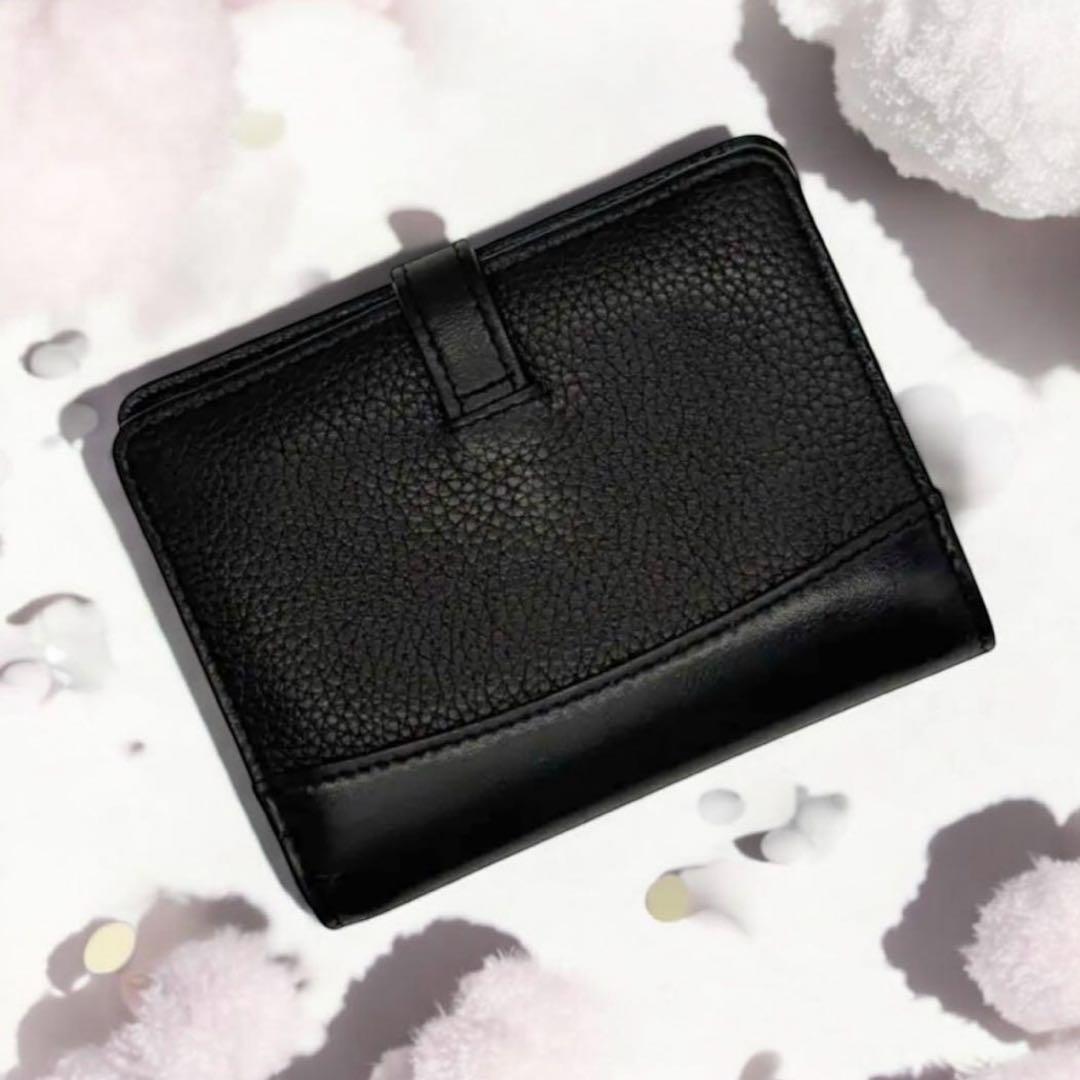 【正規品 美品】miumiuロゴ レザー 二つ折り財布 5MV204RFID搭載