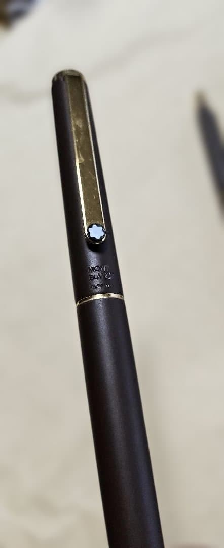 モンブラン(星の王子様)ブラウン 万年筆 ボールペン2本セットレザー ケース付き