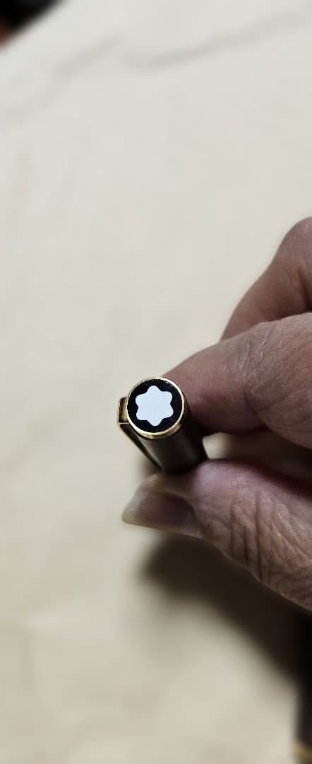 モンブラン(星の王子様)ブラウン 万年筆 ボールペン2本セットレザー ケース付き