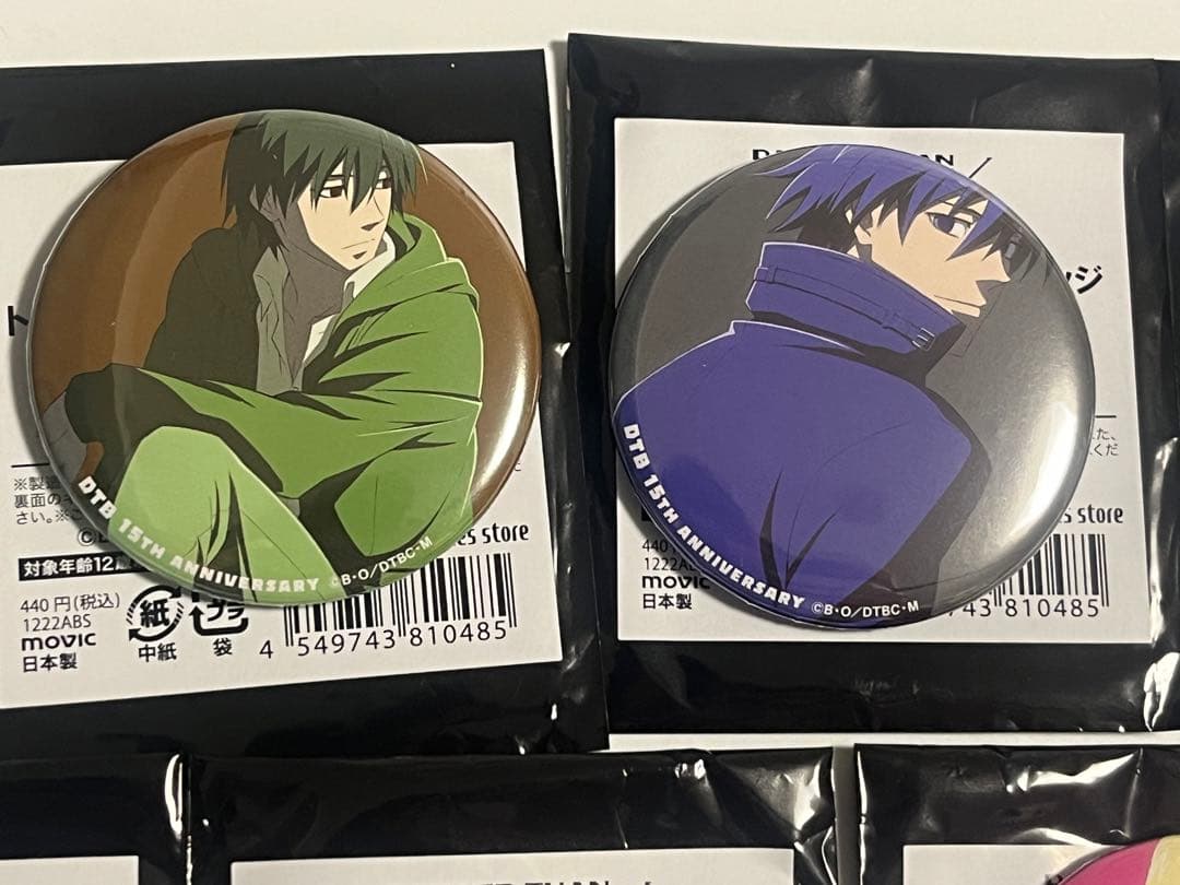 DARKER THAN BLACK 缶バッジ 8種まとめ売り