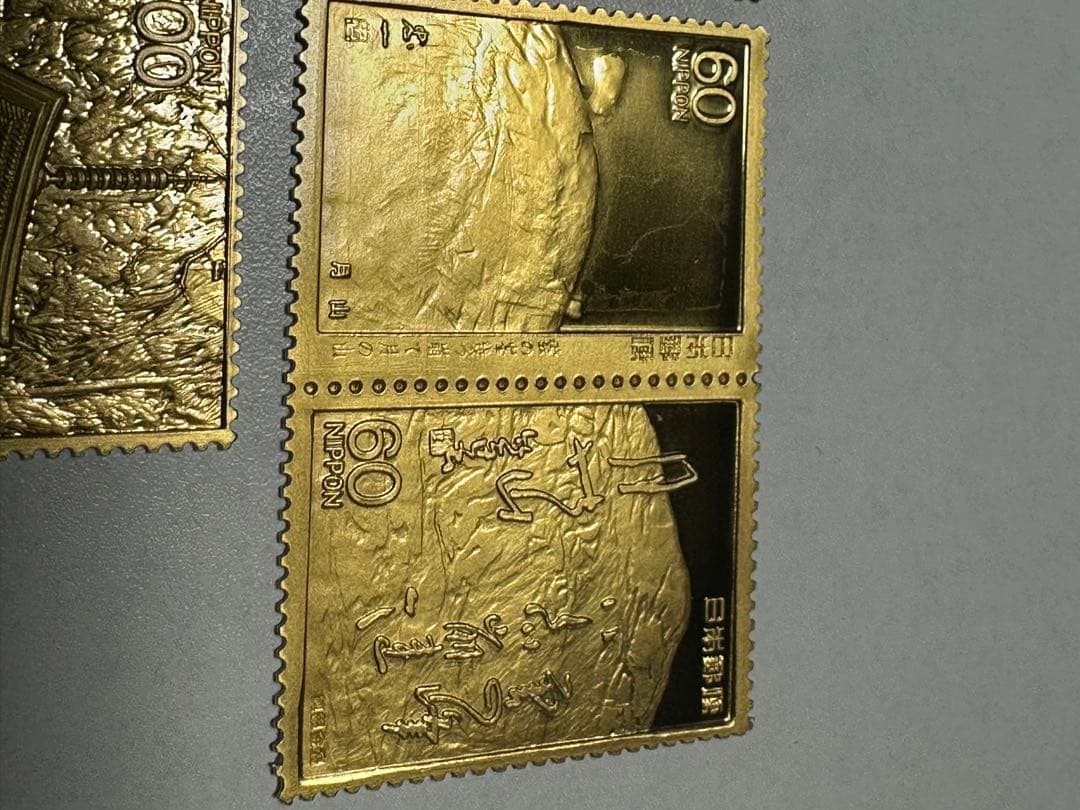 ま*ゆ様 希少　松本徽章工業　金属工芸品 プレート型 純金張 貴重 日本の老舗