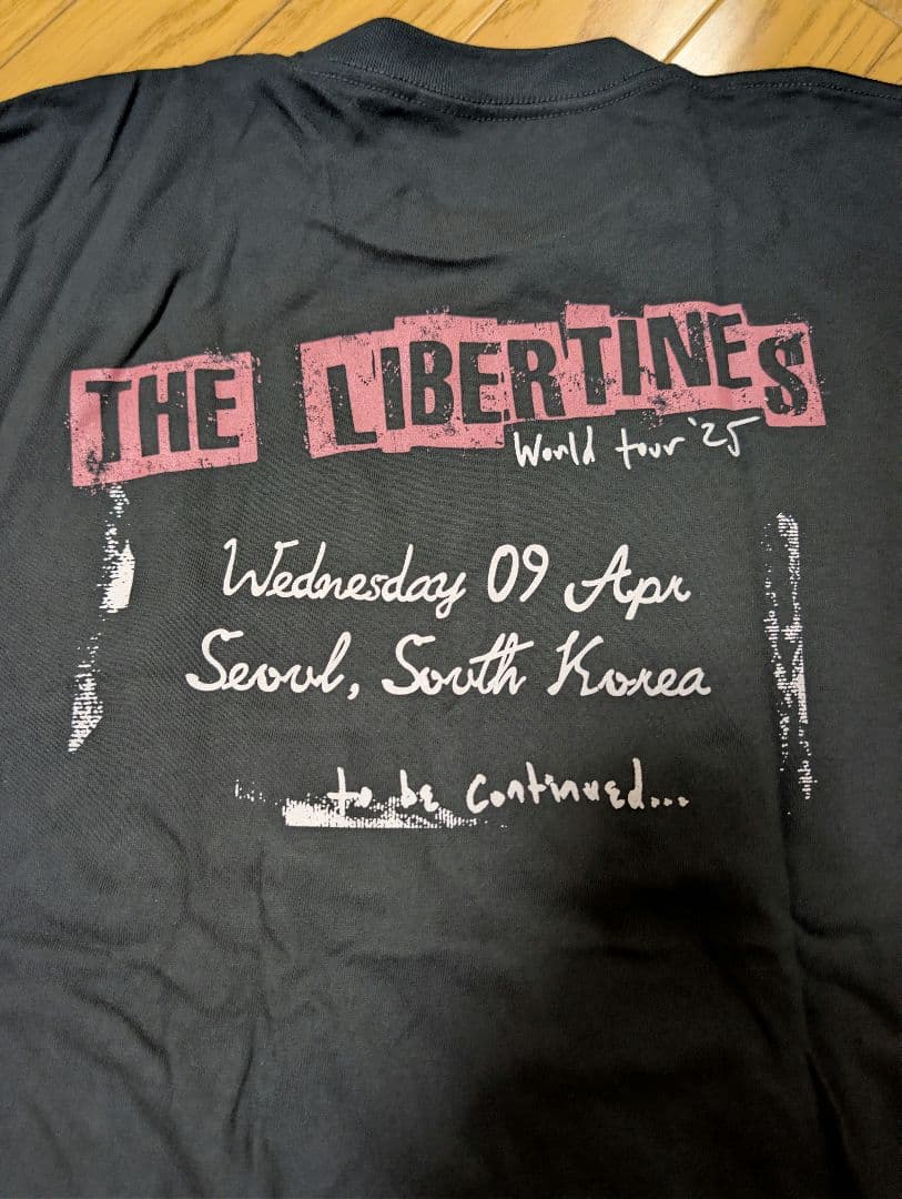 THE LIBERTINES 韓国ツアー Tシャツ Lサイズ