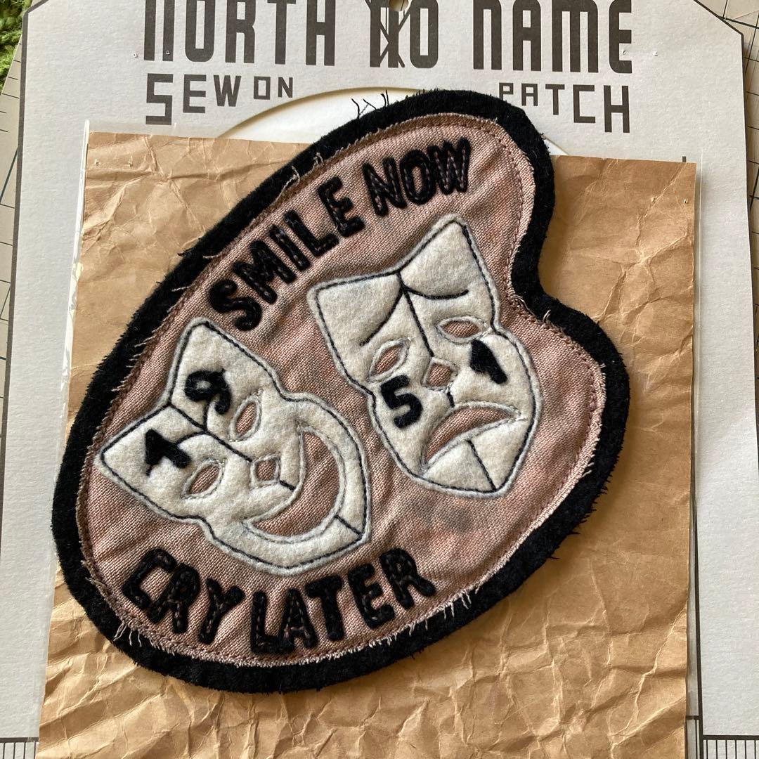 north no name ノースノーネーム パッチ SMILE CRY
