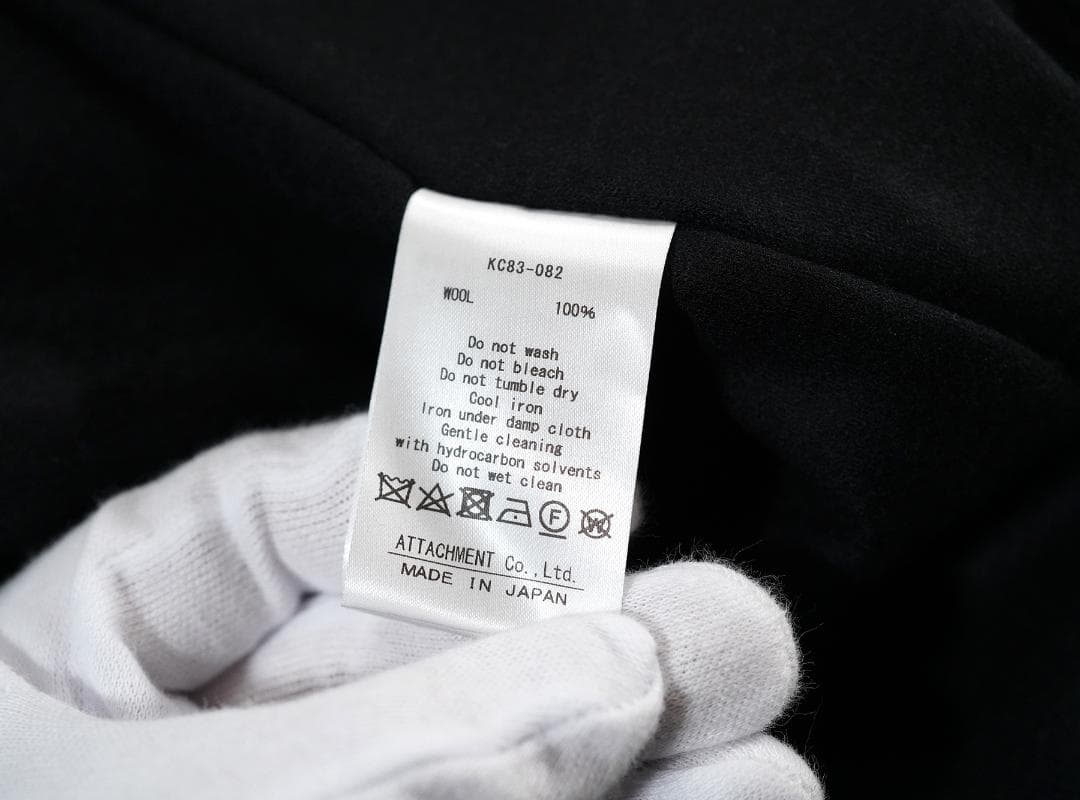 KAZUYUKI KUMAGAI ウールフランネルスムース ストールコート 1