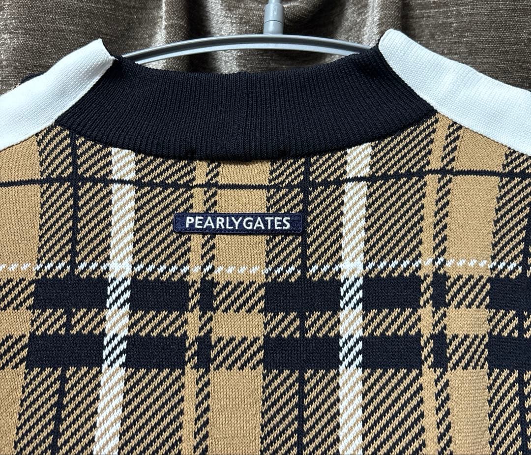 パーリーゲイツ⭐︎チェックニット⭐︎新品同様♪1