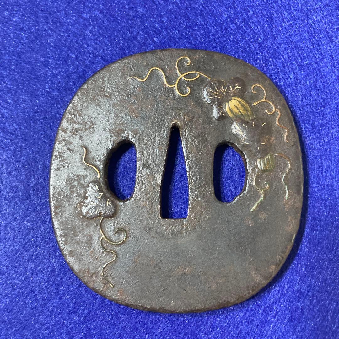 江戸時代大振り鍔瓜の図