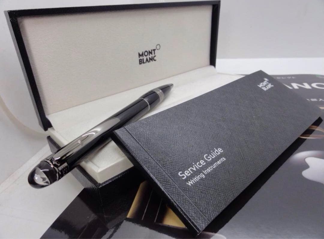 モンブラン　★完売のスターウォーカー極上逸品！★ミッドナイトブラック・ボールペン