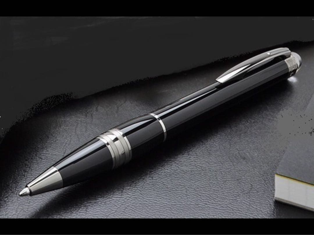 モンブラン　★完売のスターウォーカー極上逸品！★ミッドナイトブラック・ボールペン