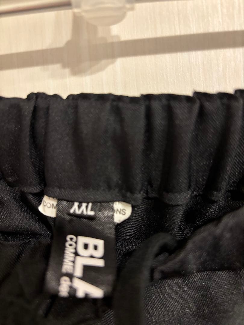 BLACK comme des garcons サルエルパンツ　黒　XXL