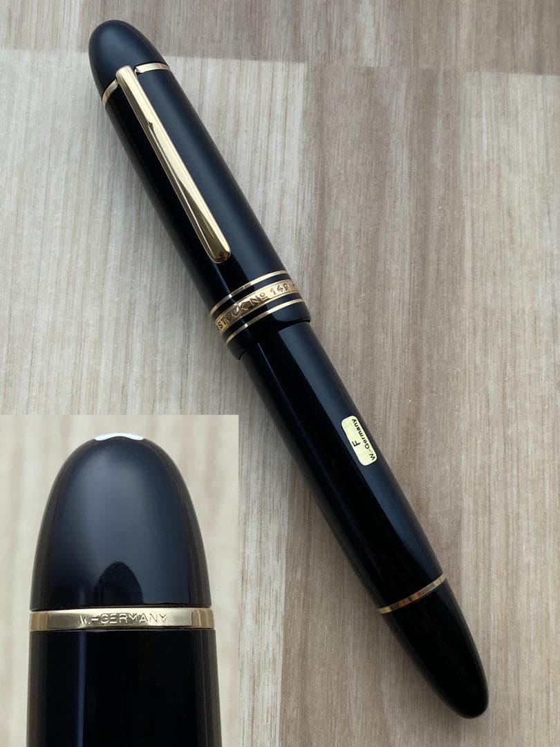 超美品　西ドイツ製 モンブラン 149 18K（F）750ゴールド吸入式 万年筆