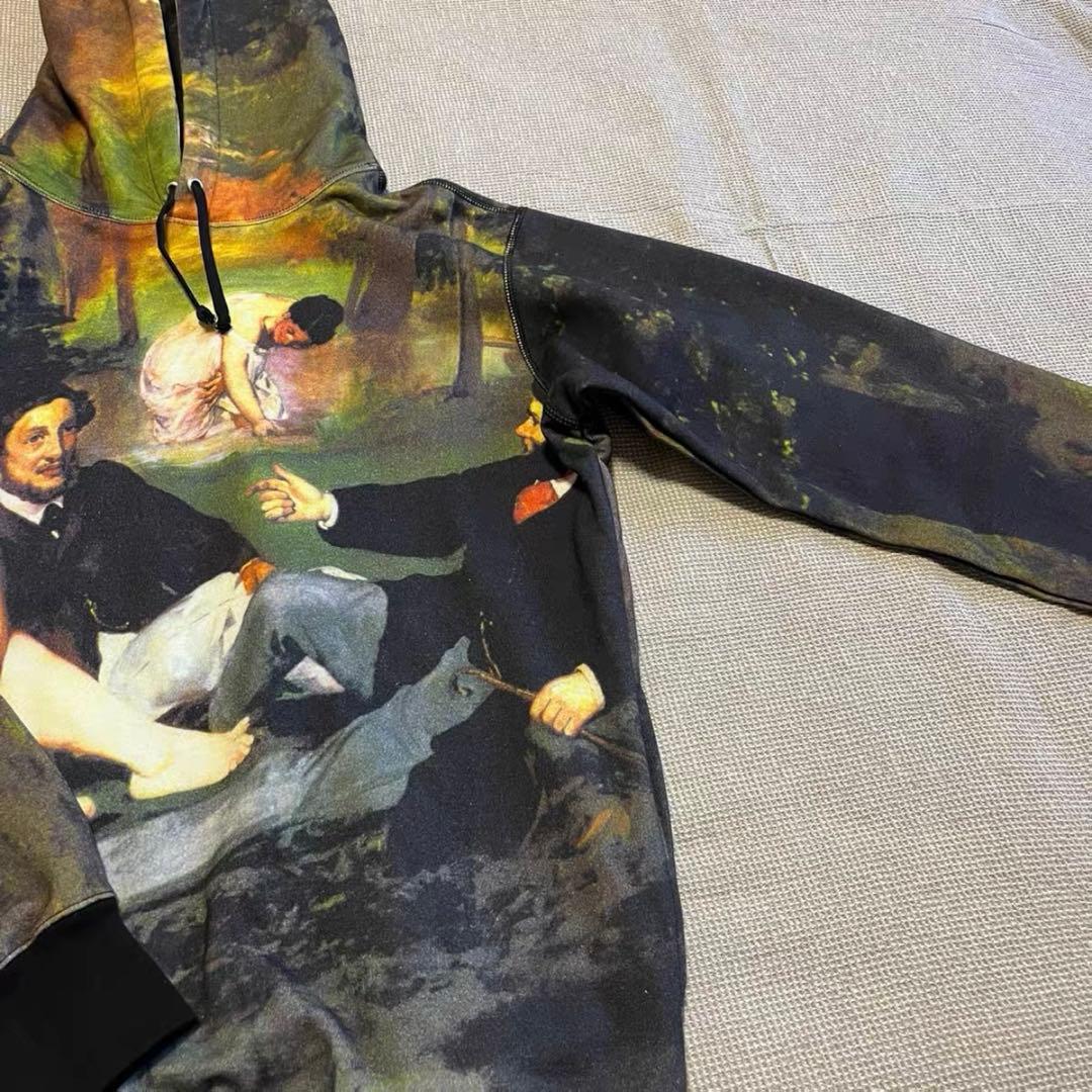 希少　supreme パーカー 絵画　総柄 le bain pullover