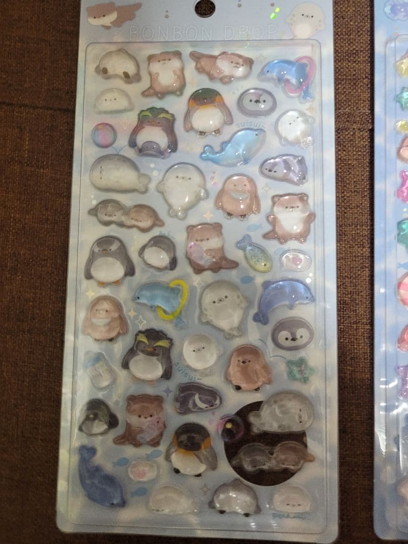 水族館限定　ボンボンドロップシール　ボンドロ　海の生き物　水族館