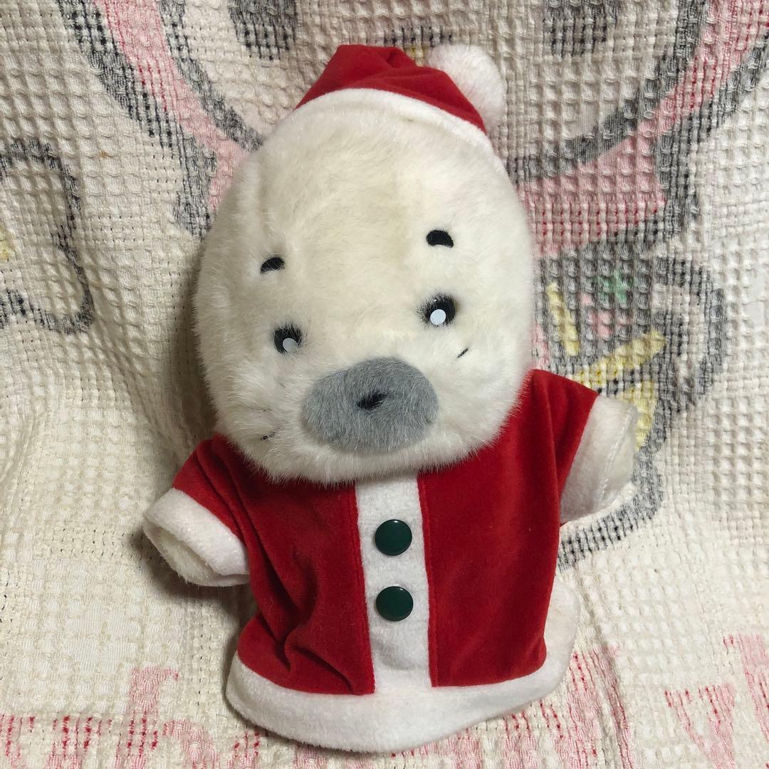 平成レトロ　少年アシベ　ゴマちゃん　クリスマス＆ウィンター　着ぐるみぬいぐるみ