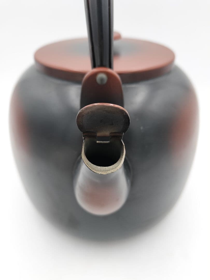 c235 水注 腰黒 口蓋付 紙箱 茶道具 古物