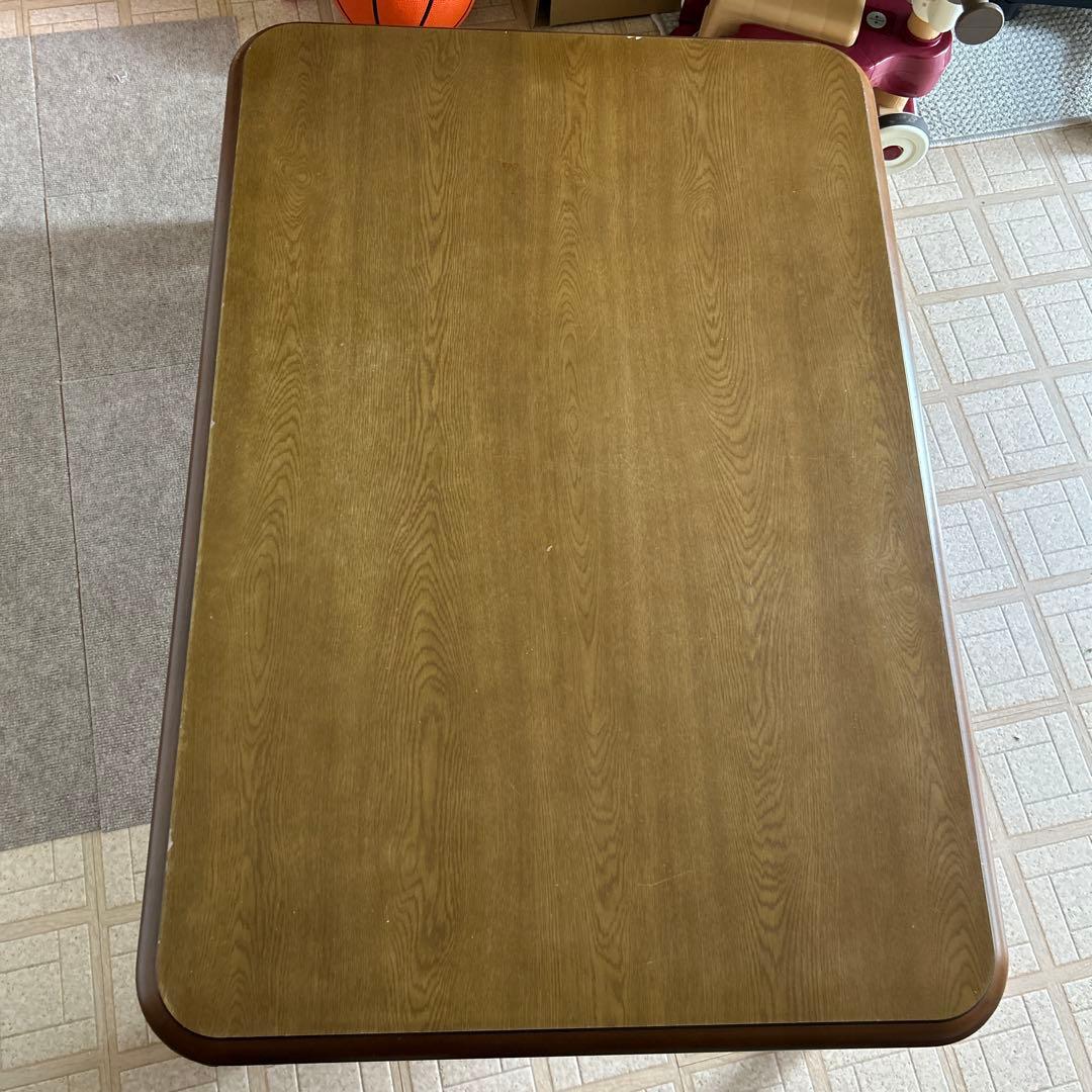 冬準備〜山善家具調こたつ　継足付き　取説付き　110×75 ユニットヒーター